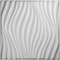 Ekena Millwork Billow EnduraWall Decorative 3D Wall Panel, White, 19 5/8"W x 19 5/8"H WP20X20BWWH - alternate 1